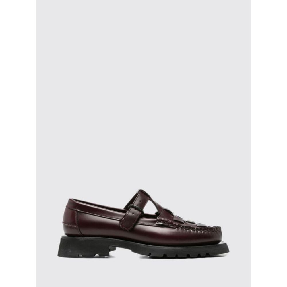 Hereu Women Soller Sport Hereu Brushed Leather Loafers With Strap And Low Heel